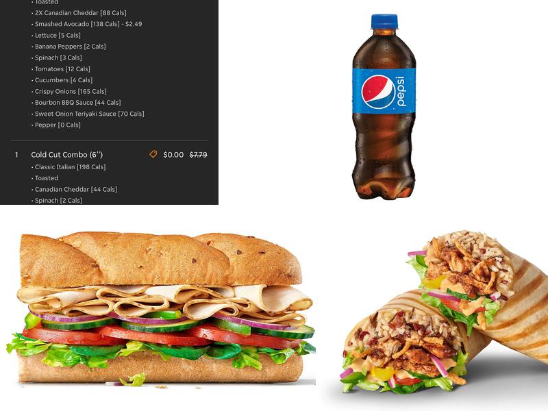 Subway Menu