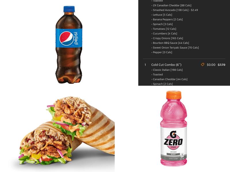 Subway Menu