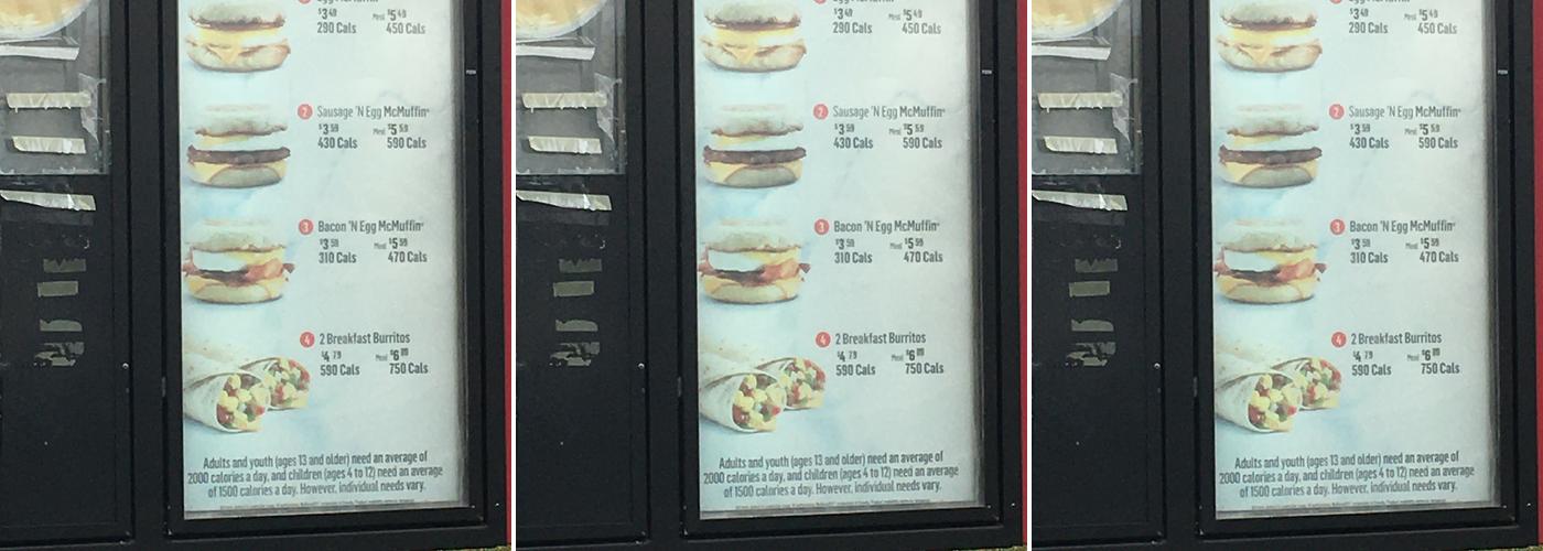 McDonald's Menu