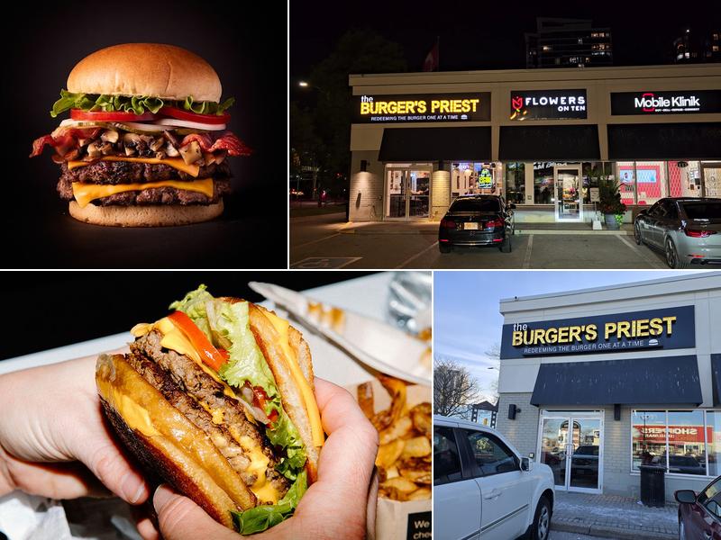 The Burger's Priest Menu