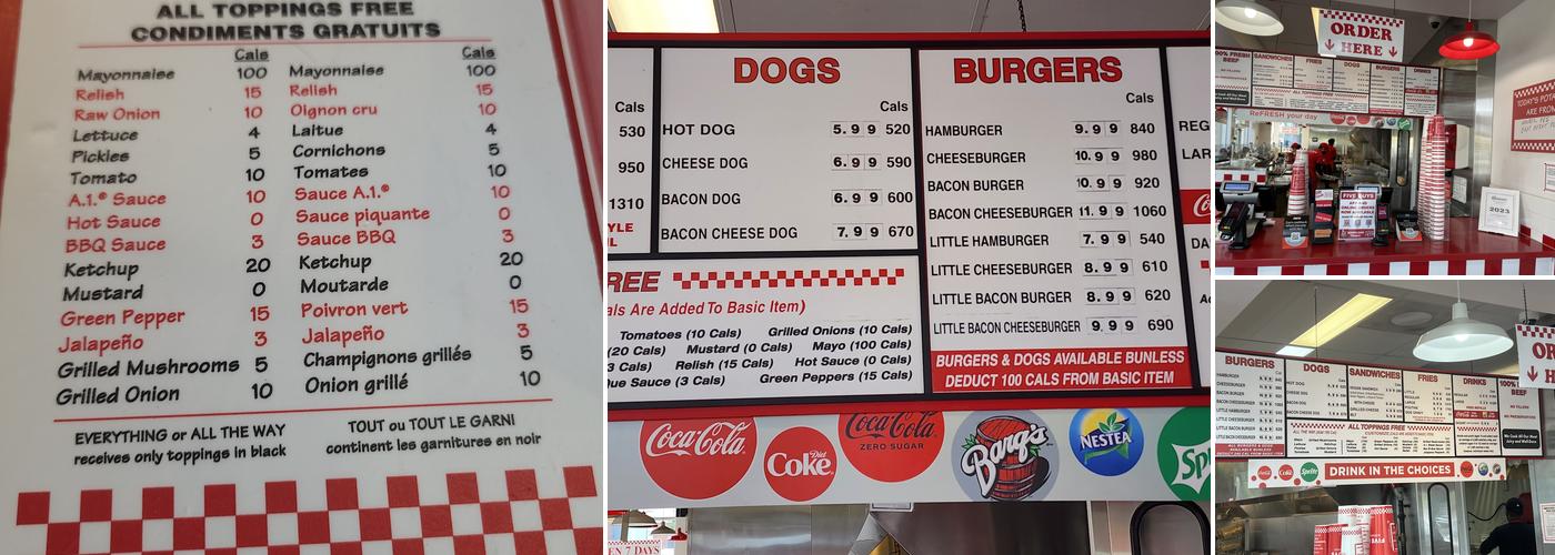 Five Guys Menu