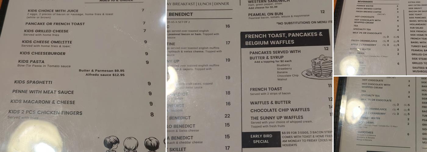 KFC Menu