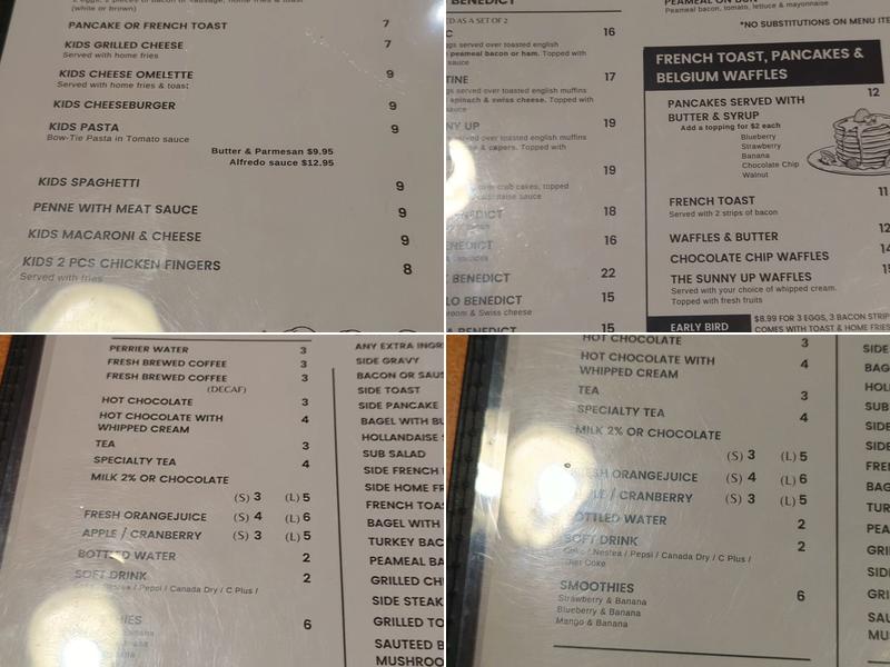 KFC Menu