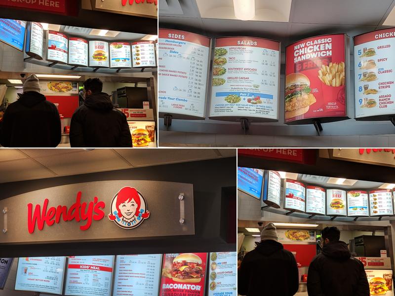 Wendy's Menu