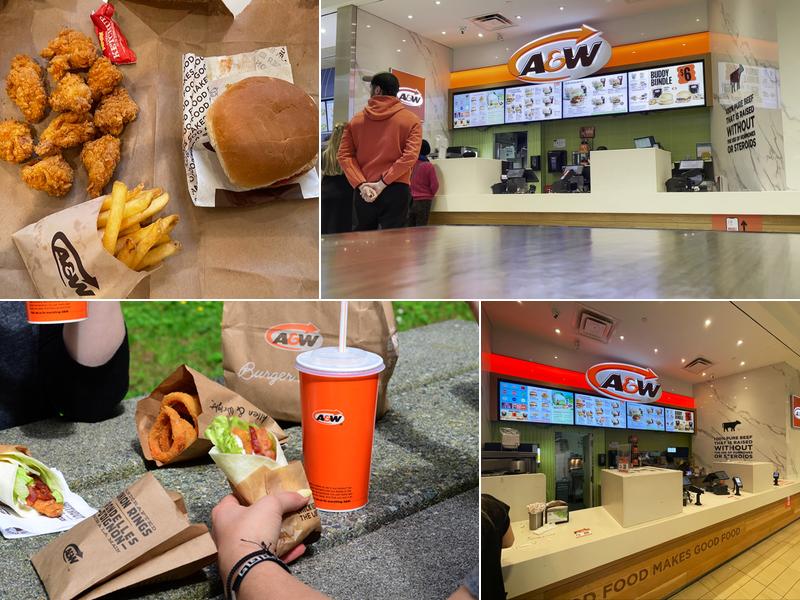 A&W Canada Menu