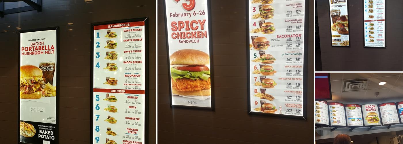 Wendy's Menu