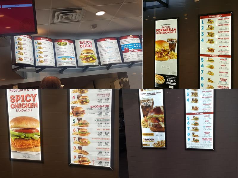 Wendy's Menu