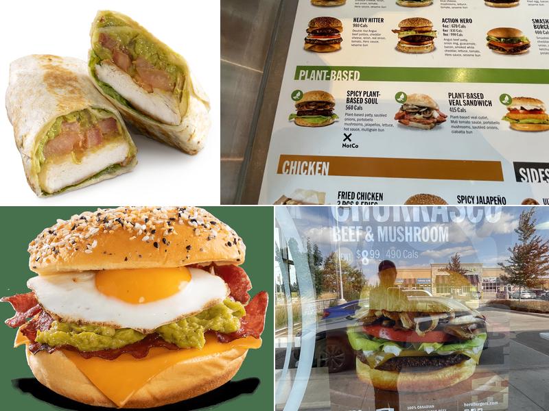 Hero Certified Burgers Menu