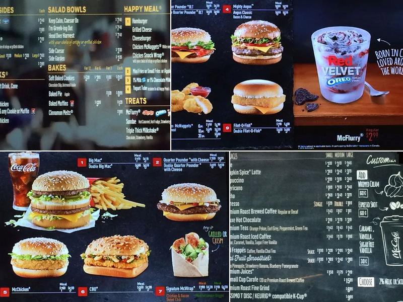 McDonald's Menu