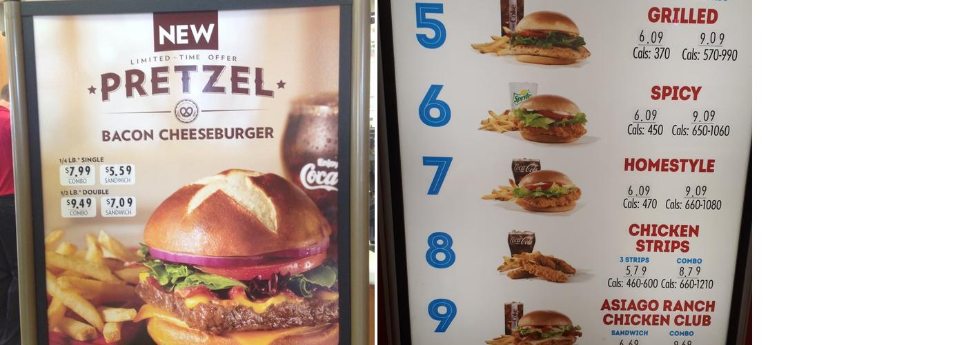 Wendy's Menu