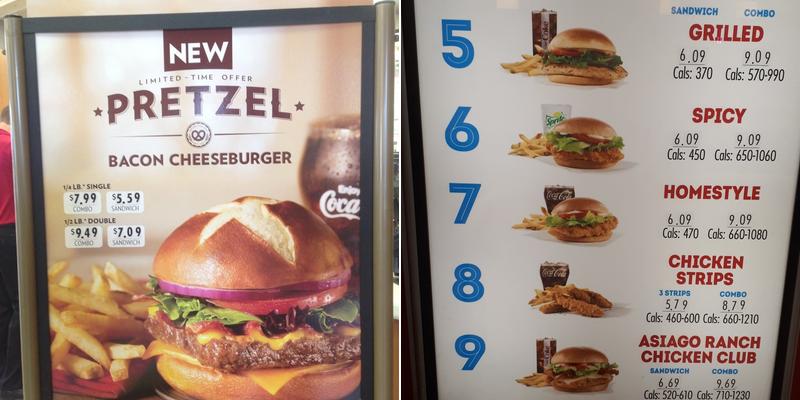 Wendy's Menu