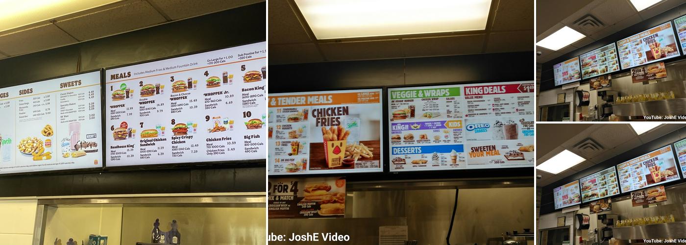 Burger King Menu