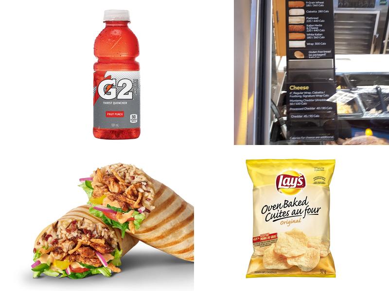 Subway Menu