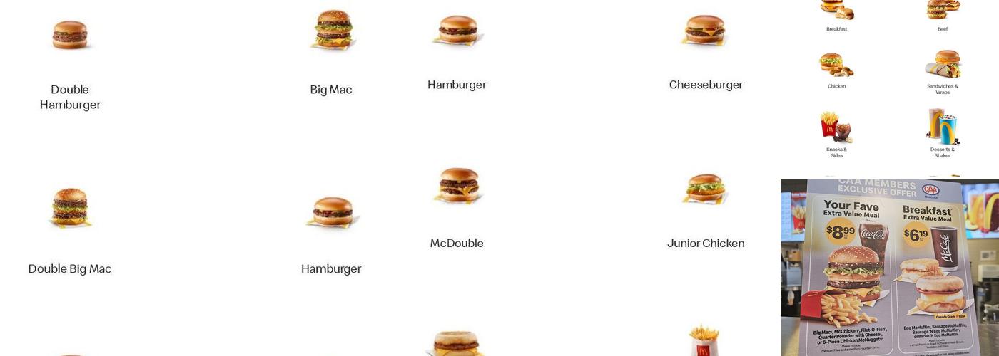 McDonald's Menu