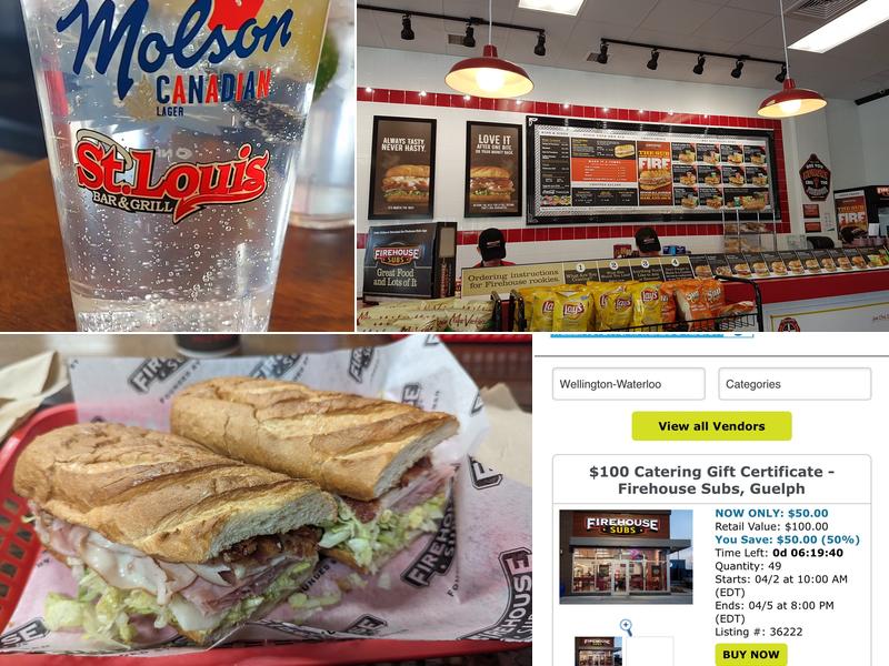 Firehouse Subs Guelph Menu