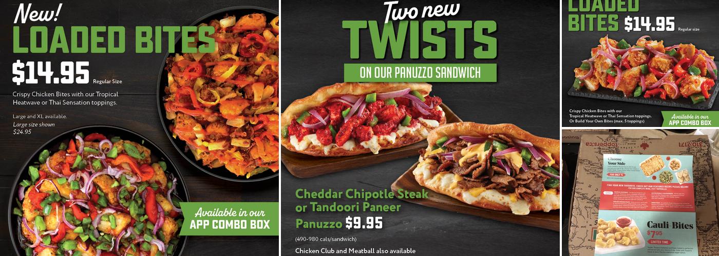 Topper's Pizza - Guelph Menu