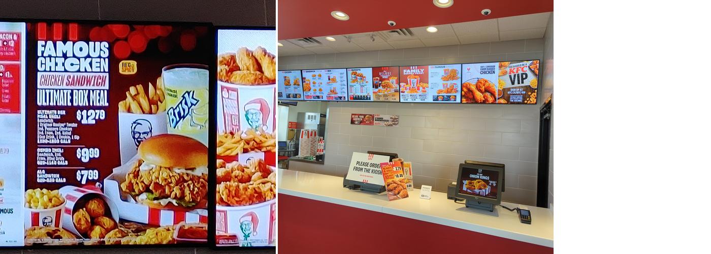 KFC Menu