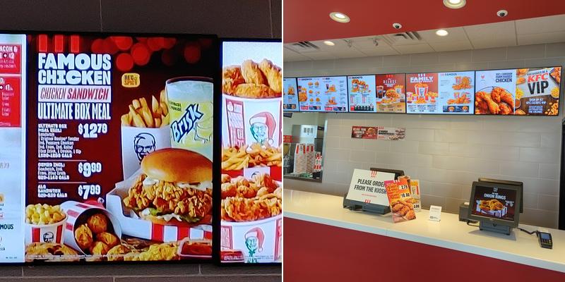 KFC Menu