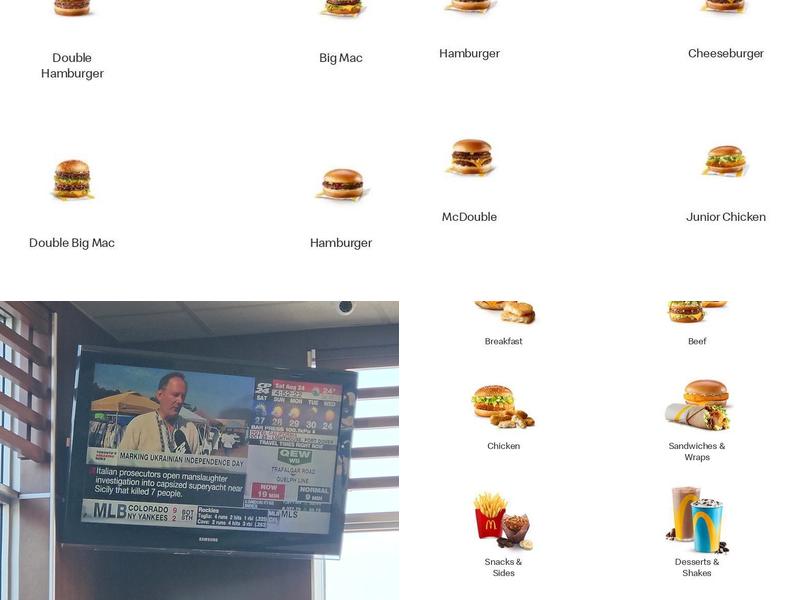 McDonald’s Menu