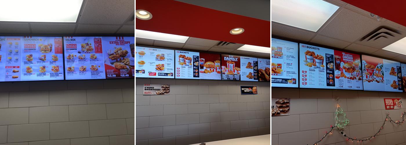 KFC Menu