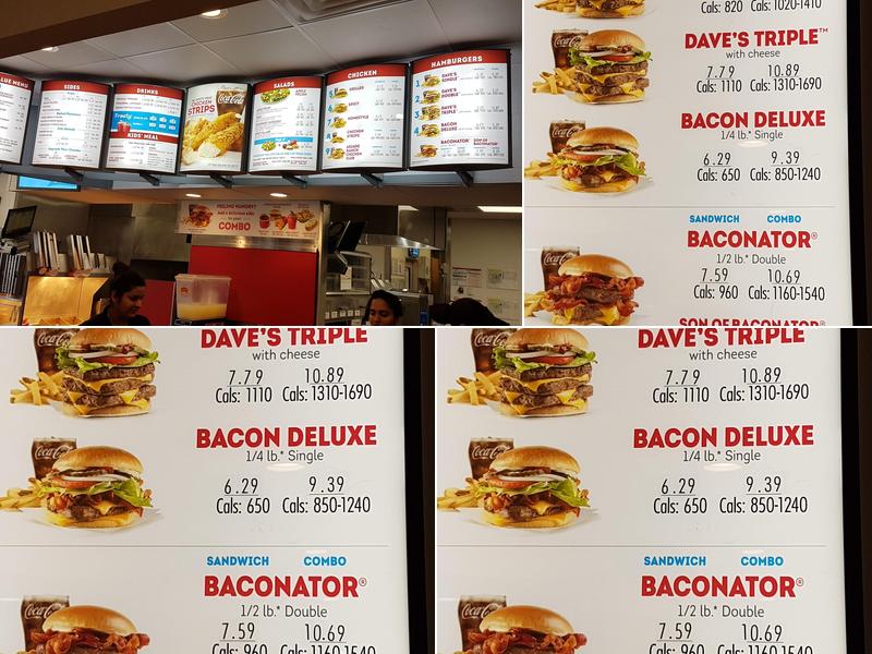 Wendy's Menu