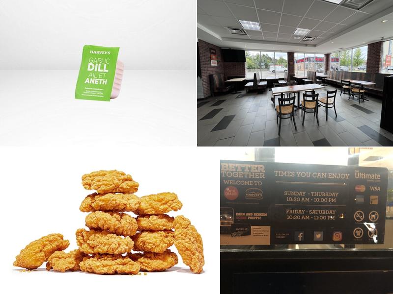 Harvey's Menu