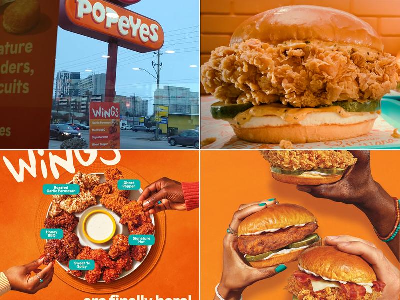 Popeyes Louisiana Kitchen Menu