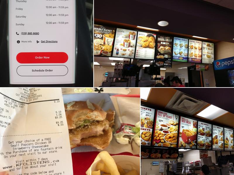 KFC Menu
