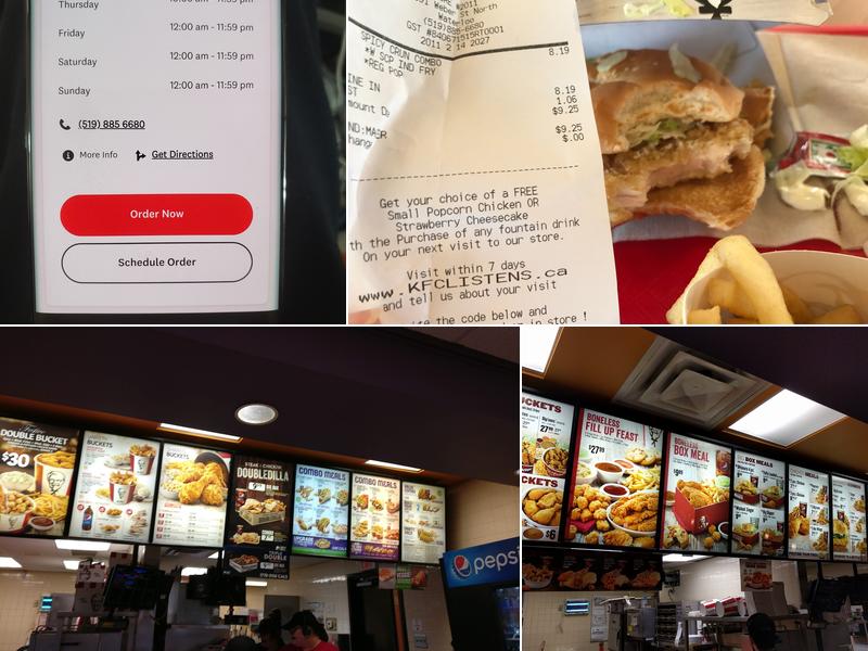 KFC Menu