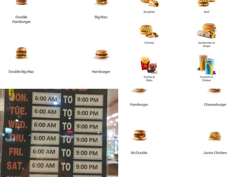 McDonald's Menu