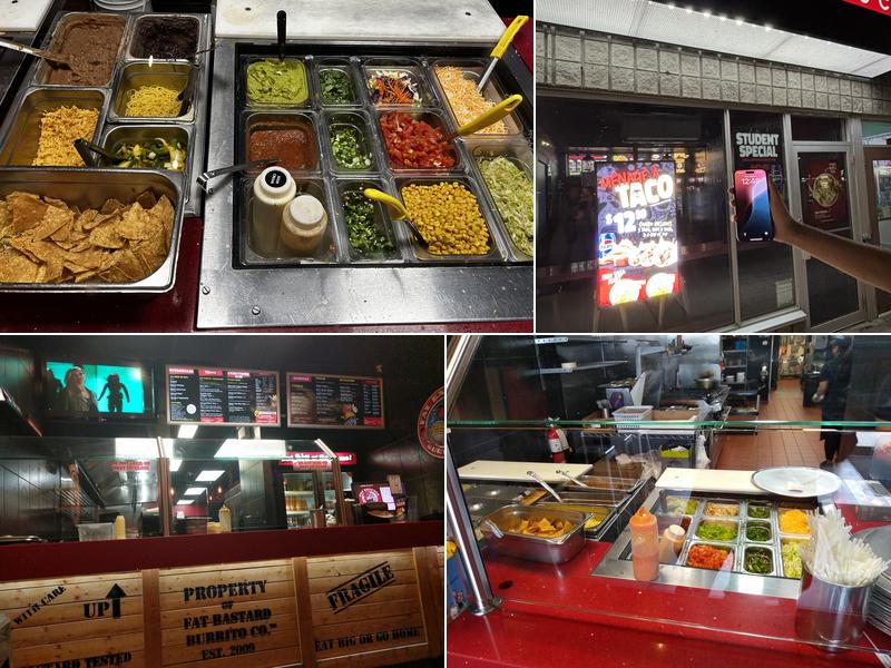 Fat Bastard Burrito Co. Menu