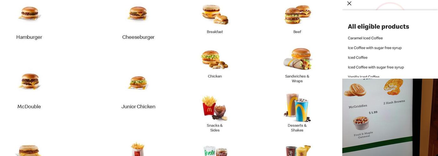 McDonald's Menu