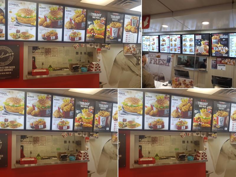 KFC Menu