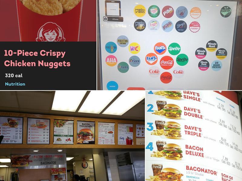 Wendy's Menu