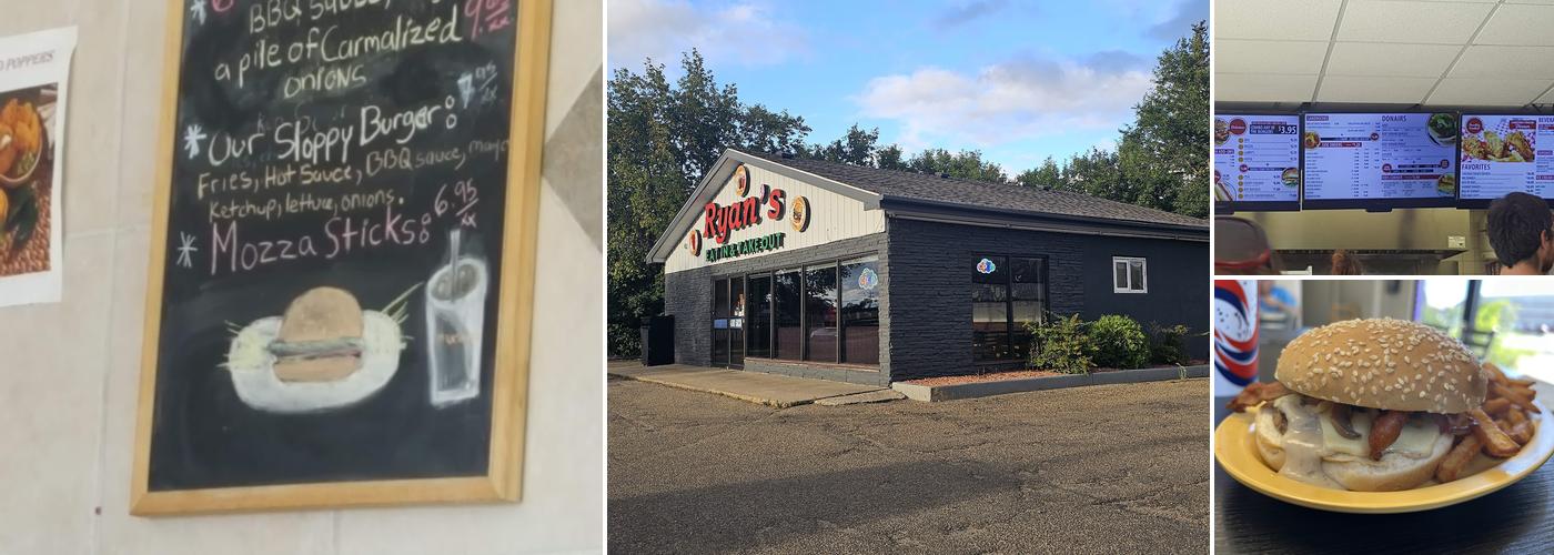 Ryan's Drive In Menu