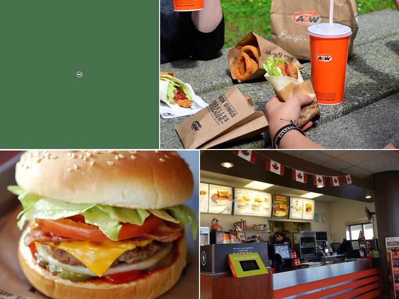 A&W Canada Menu