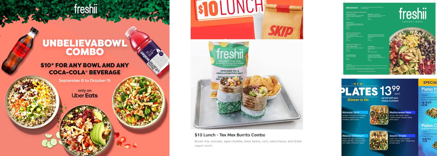 Freshii Menu