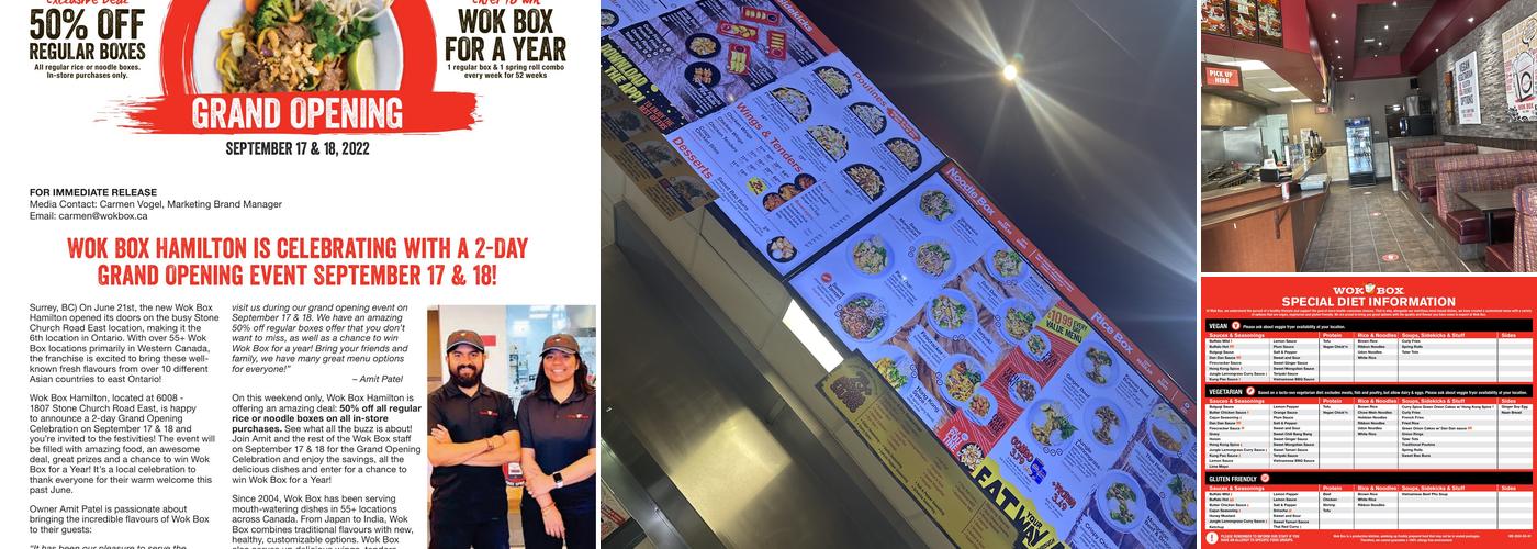 Wok Box - Leduc Menu