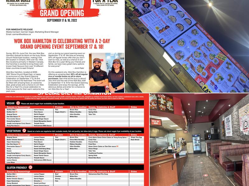 Wok Box - Leduc Menu