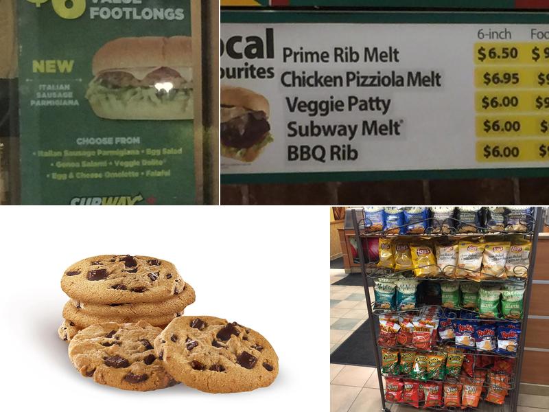 Subway Menu