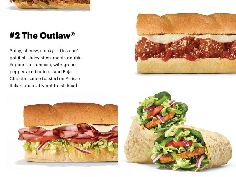 Subway Menu