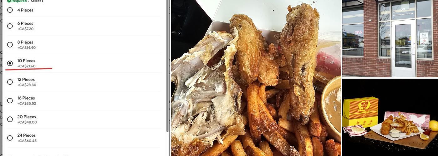 Chicken On The Way Menu