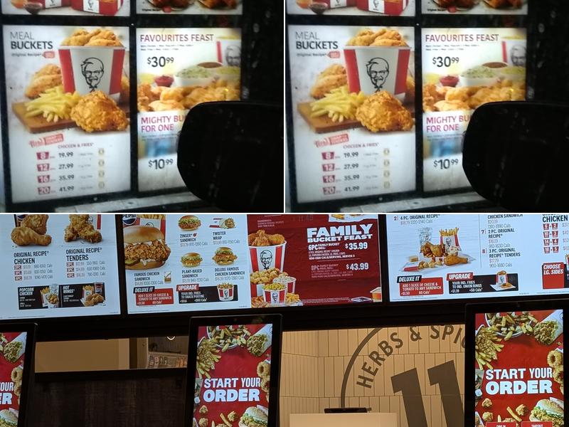 KFC Menu