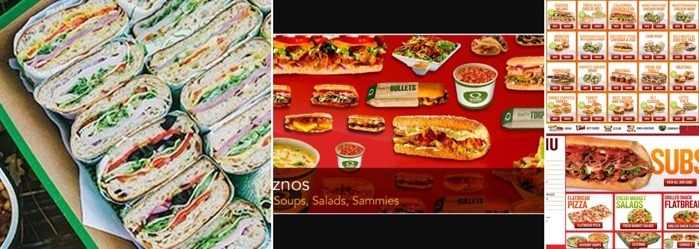 Quiznos Menu