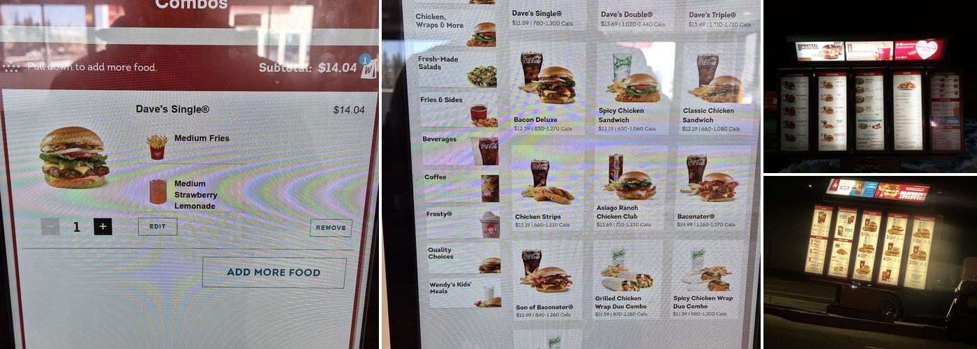 Wendy's Menu