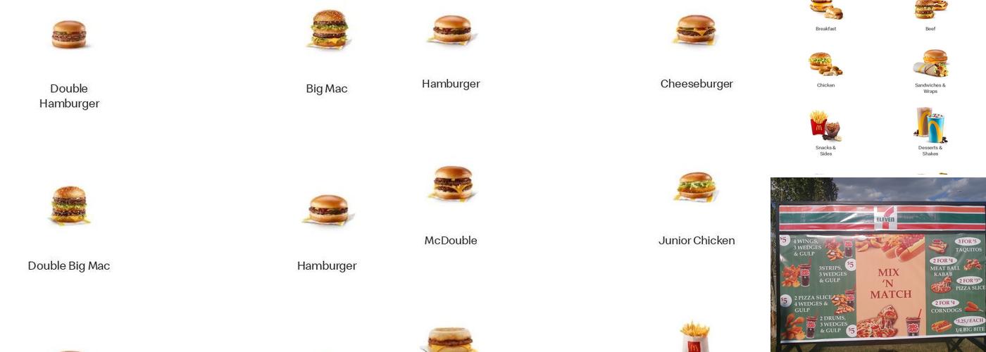 McDonald's Menu