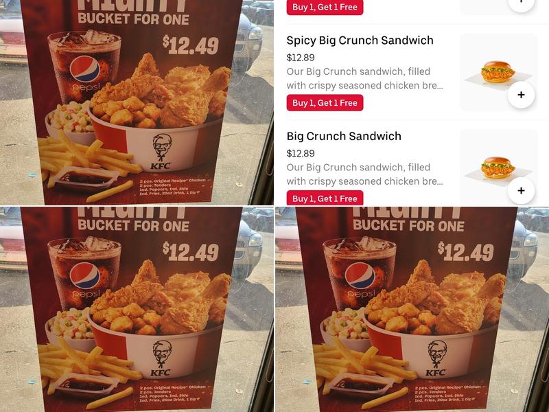 KFC Menu