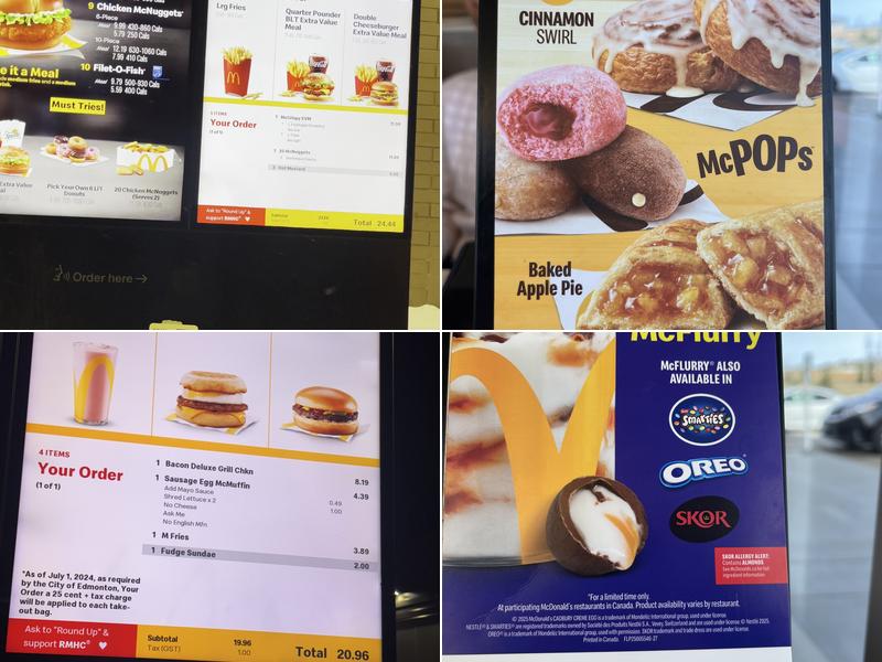 McDonald's Menu