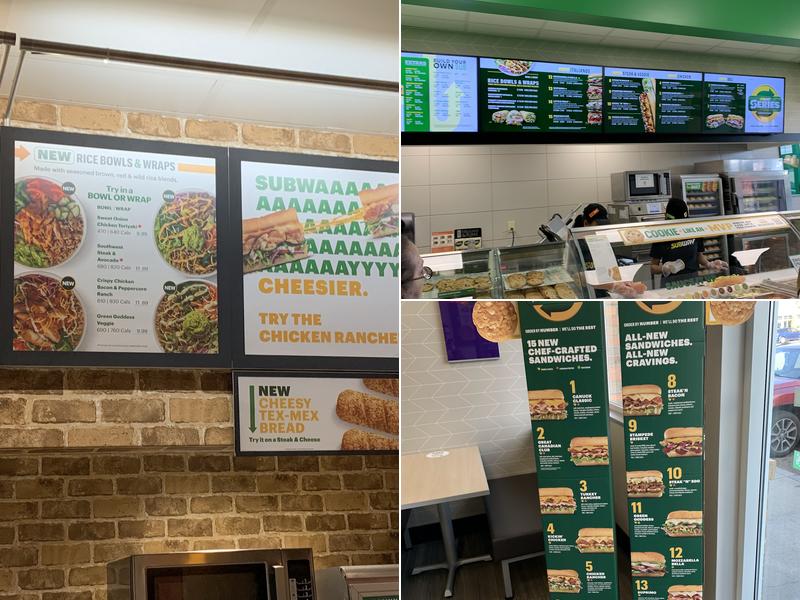 Subway Menu