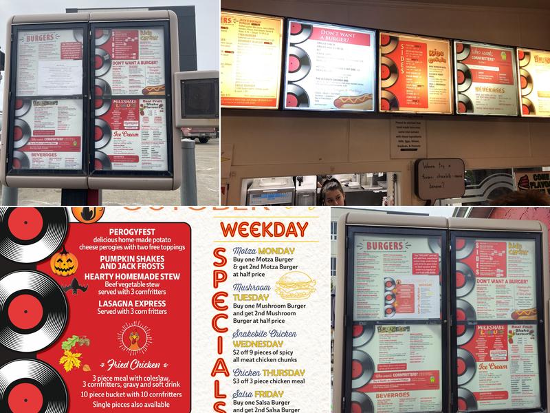 Jack's Drive-In Menu